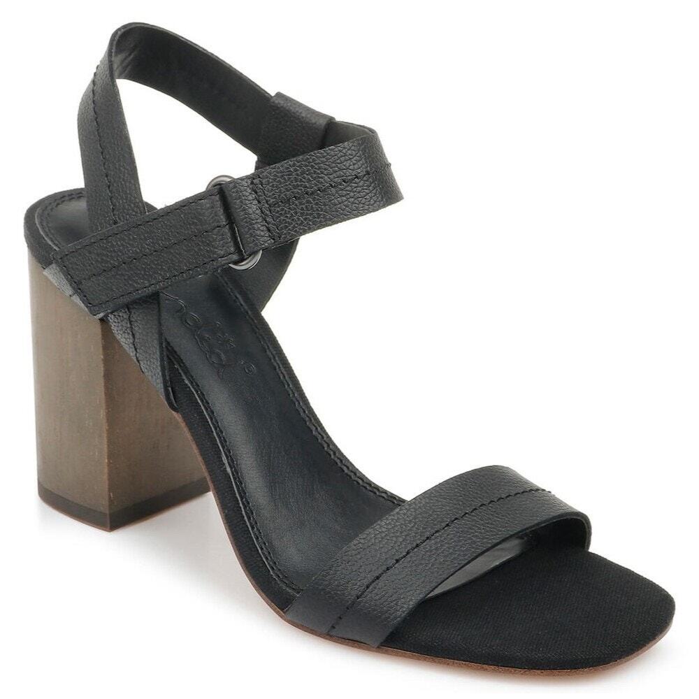 Splendid Women Ankle Strap Slingback Sandals Miller Size US 7M Black Leather